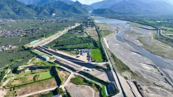 引漢濟渭二期水利工程北干線輸水管道全線貫通